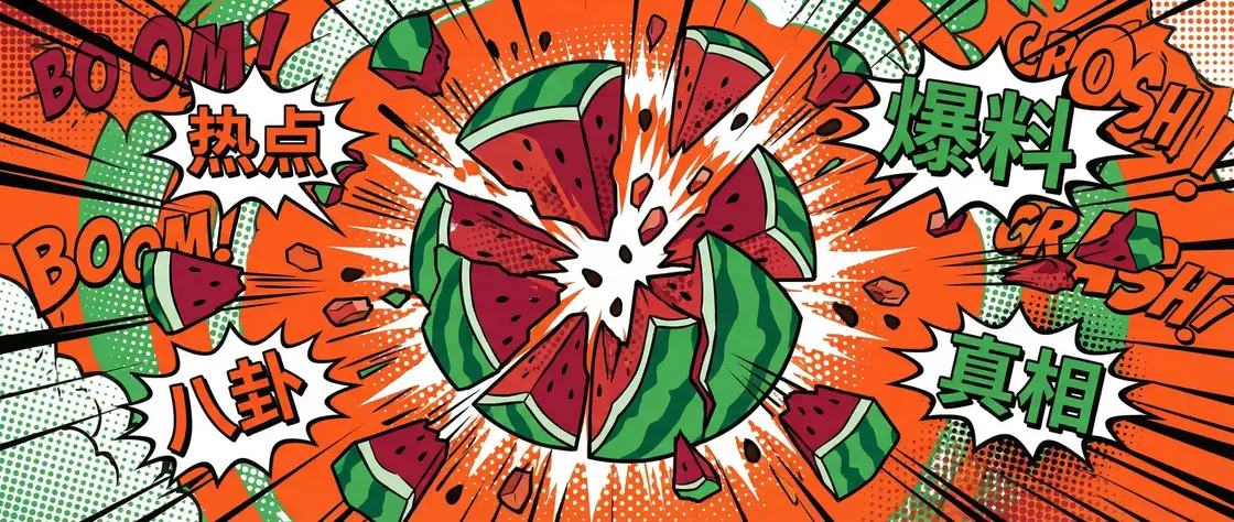 黑料不打烊 今日头瓜爆炸漫画横幅